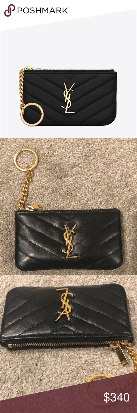 ysl monogram key pouch|ysl key wallet.